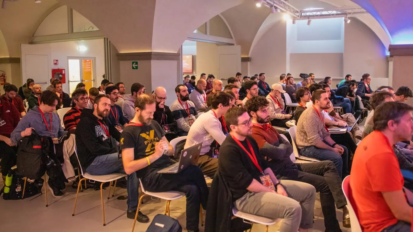 Open Source Day, Florence. This is what 500+ looks like.